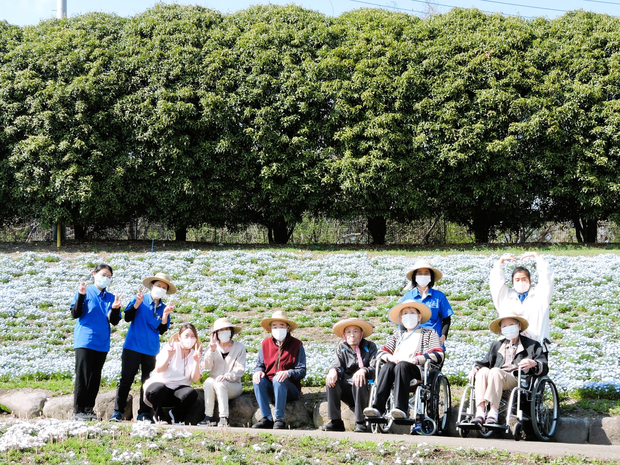 「アースケア高崎　芝桜の里」芝桜公園散策①