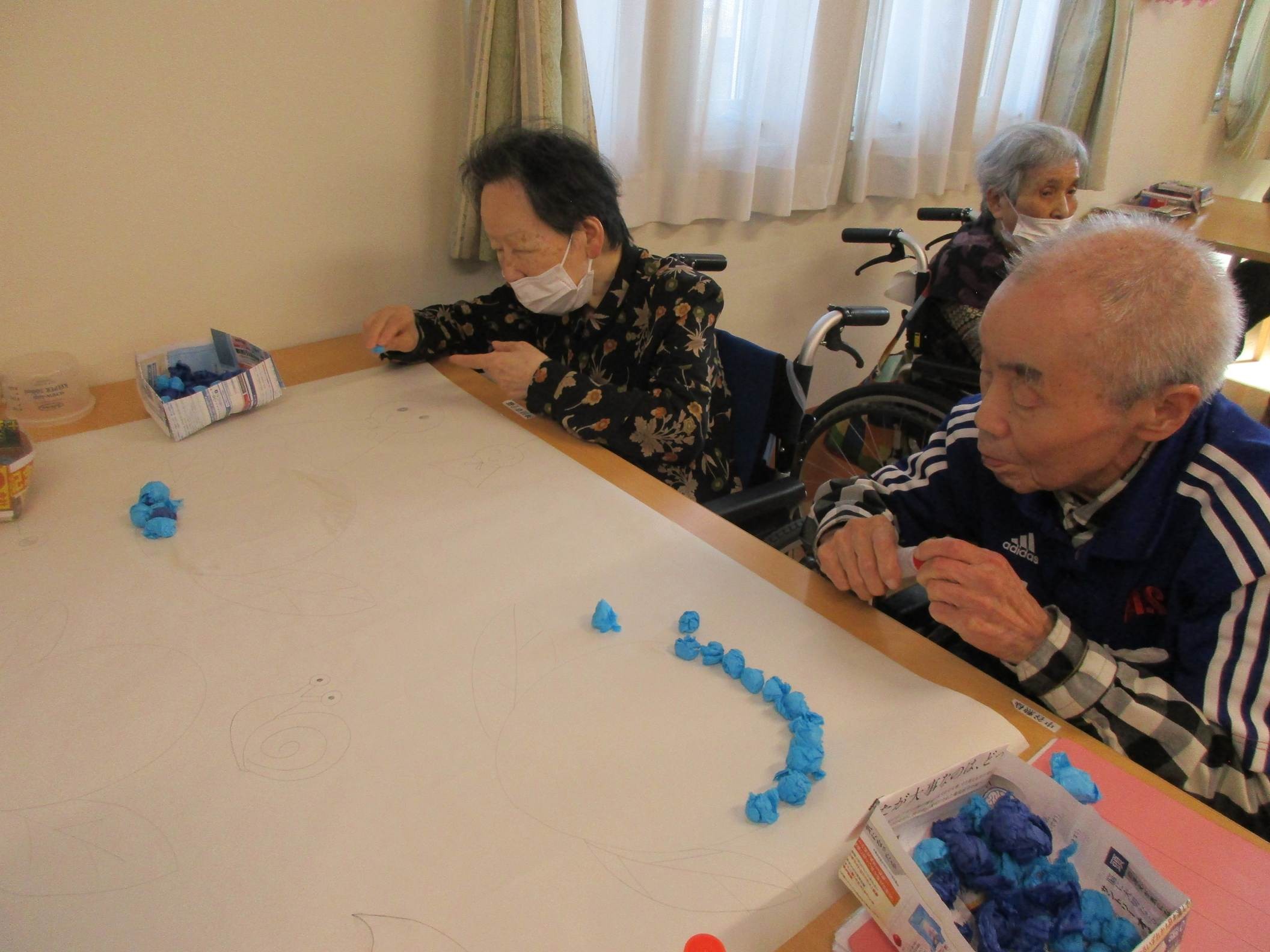 「アースケア沼田　利根の里」壁画制作☔