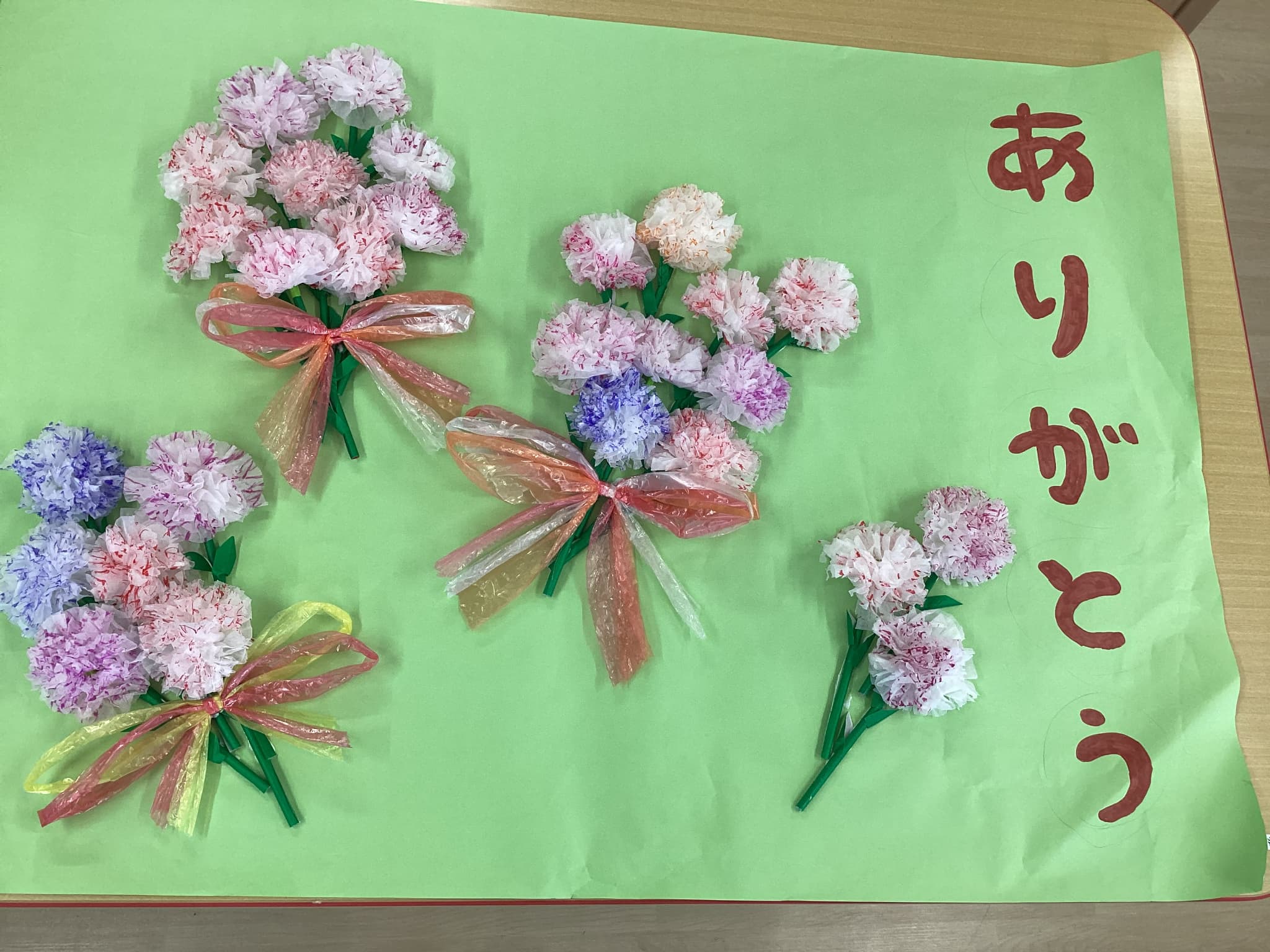 「アースケア前橋　朝倉の里」母の日のカーネーション作り🌸