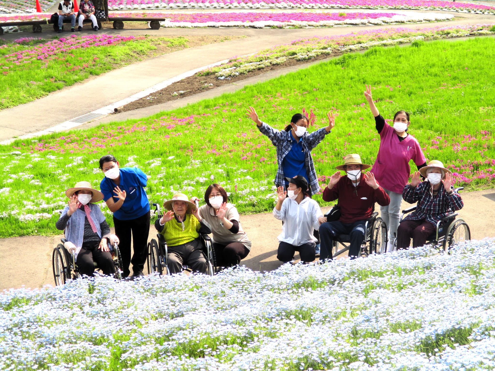 「アースケア高崎　芝桜の里」芝桜公園散策⑨