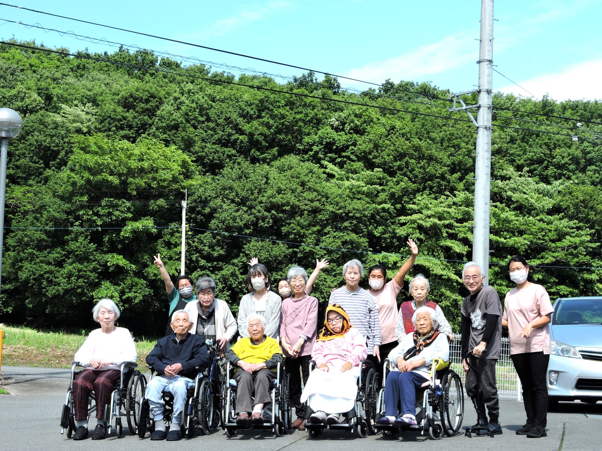 「アースケア高崎　芝桜の里」キジも一緒に