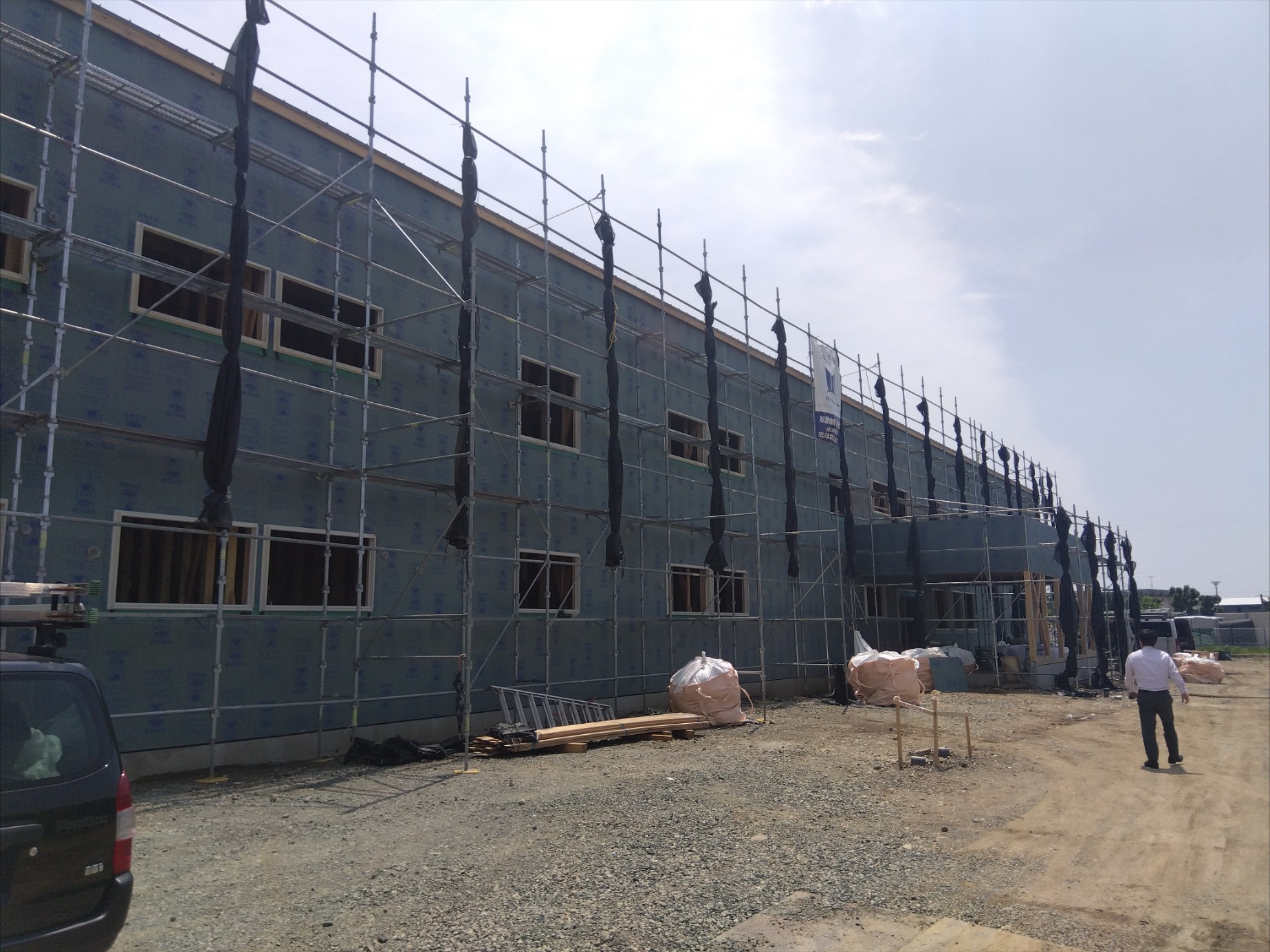 「PDビレッジ豊川」建設中の様子