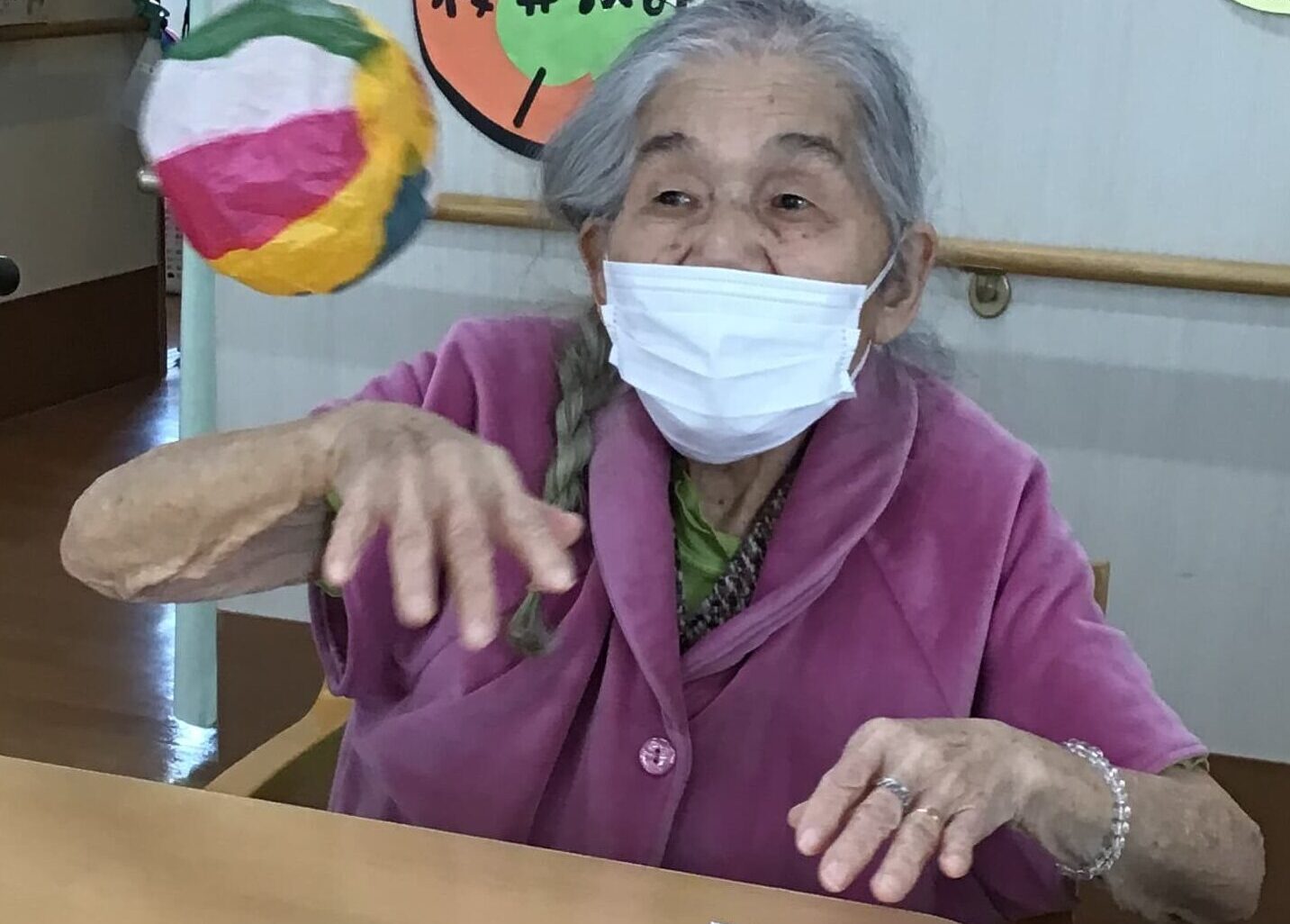 「アースケア前橋　元総社の里」ボール遊び⚽️