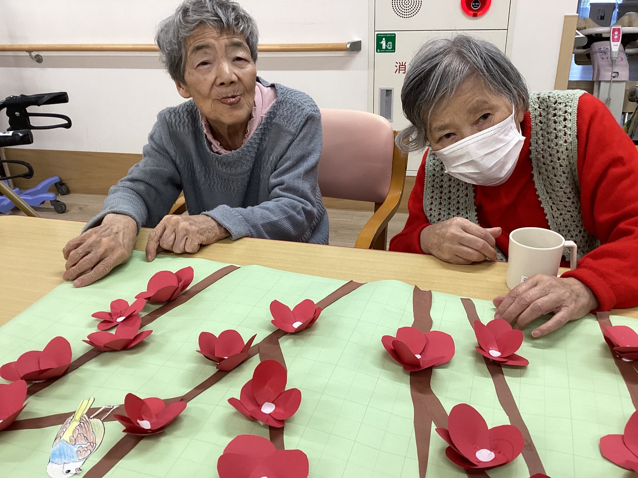 「PDビレッジなかお（なかおの里）」節分に向けての製作活動