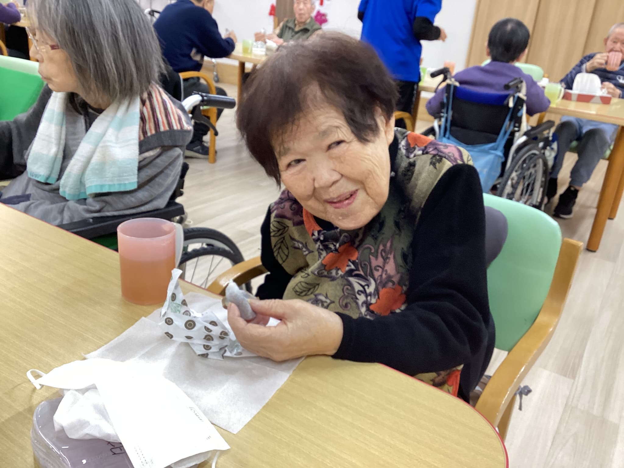 「アースケア伊勢崎　ひのでの里」【㊗️100歳㊗️秘訣は何でも食べる🥣】
