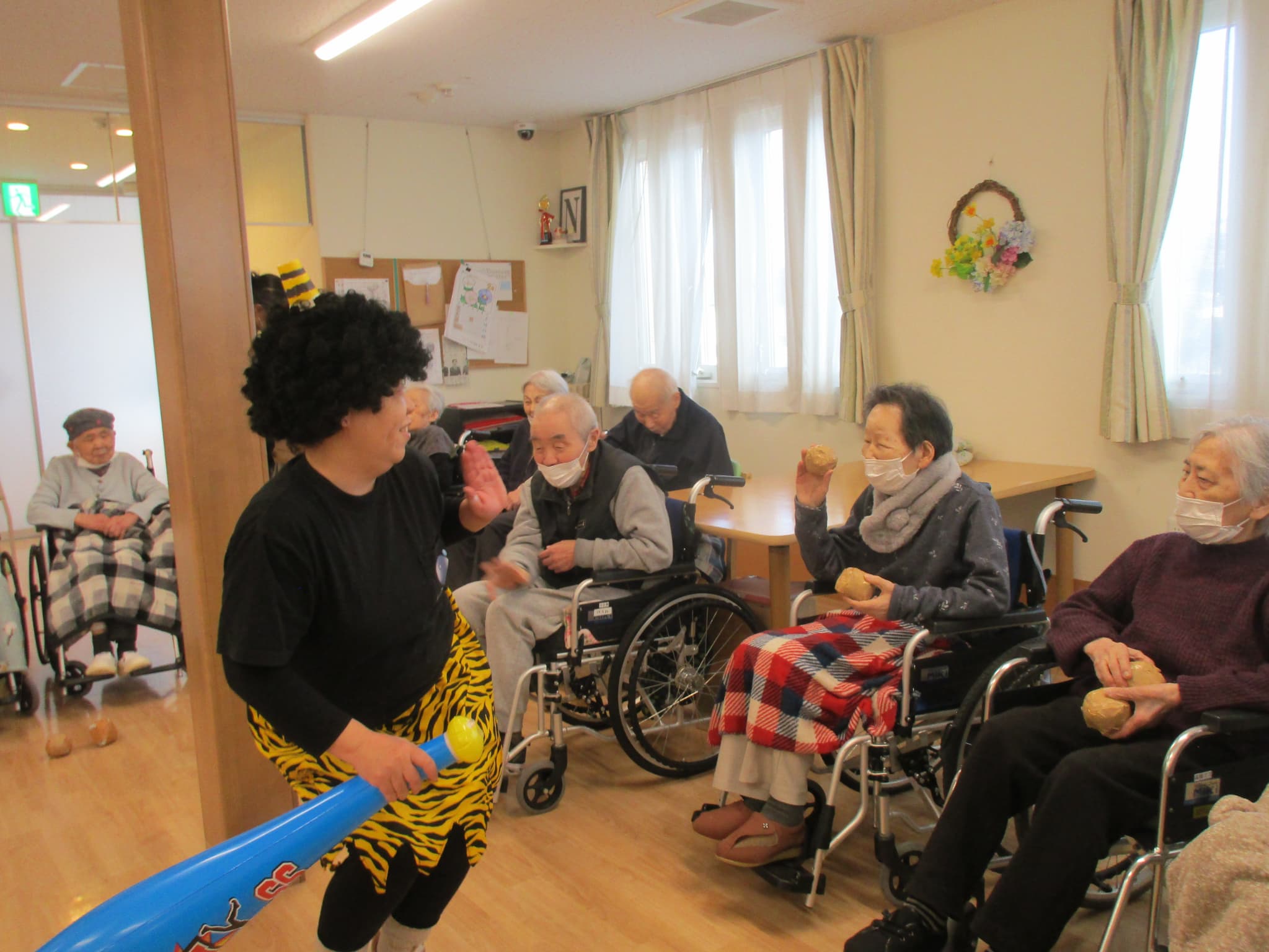 「アースケア沼田　利根の里」節分👹