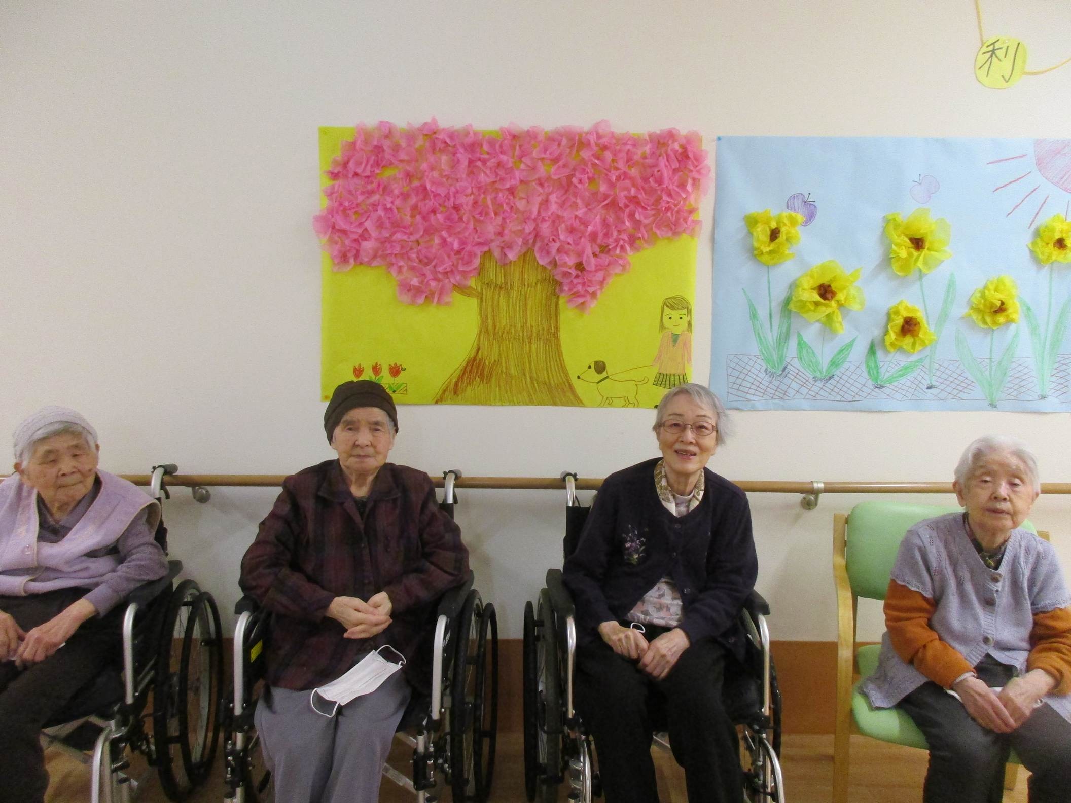 「アースケア沼田　利根の里」桜の制作🌸