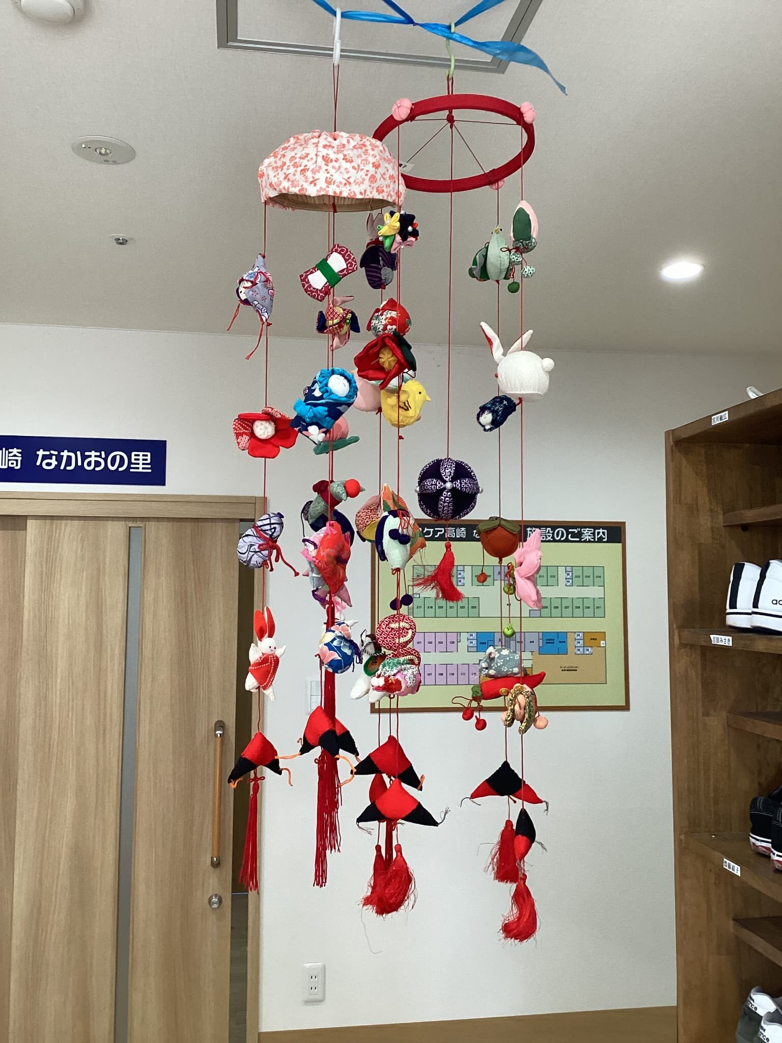 「PDビレッジなかお（なかおの里）」ひな祭りに向けて