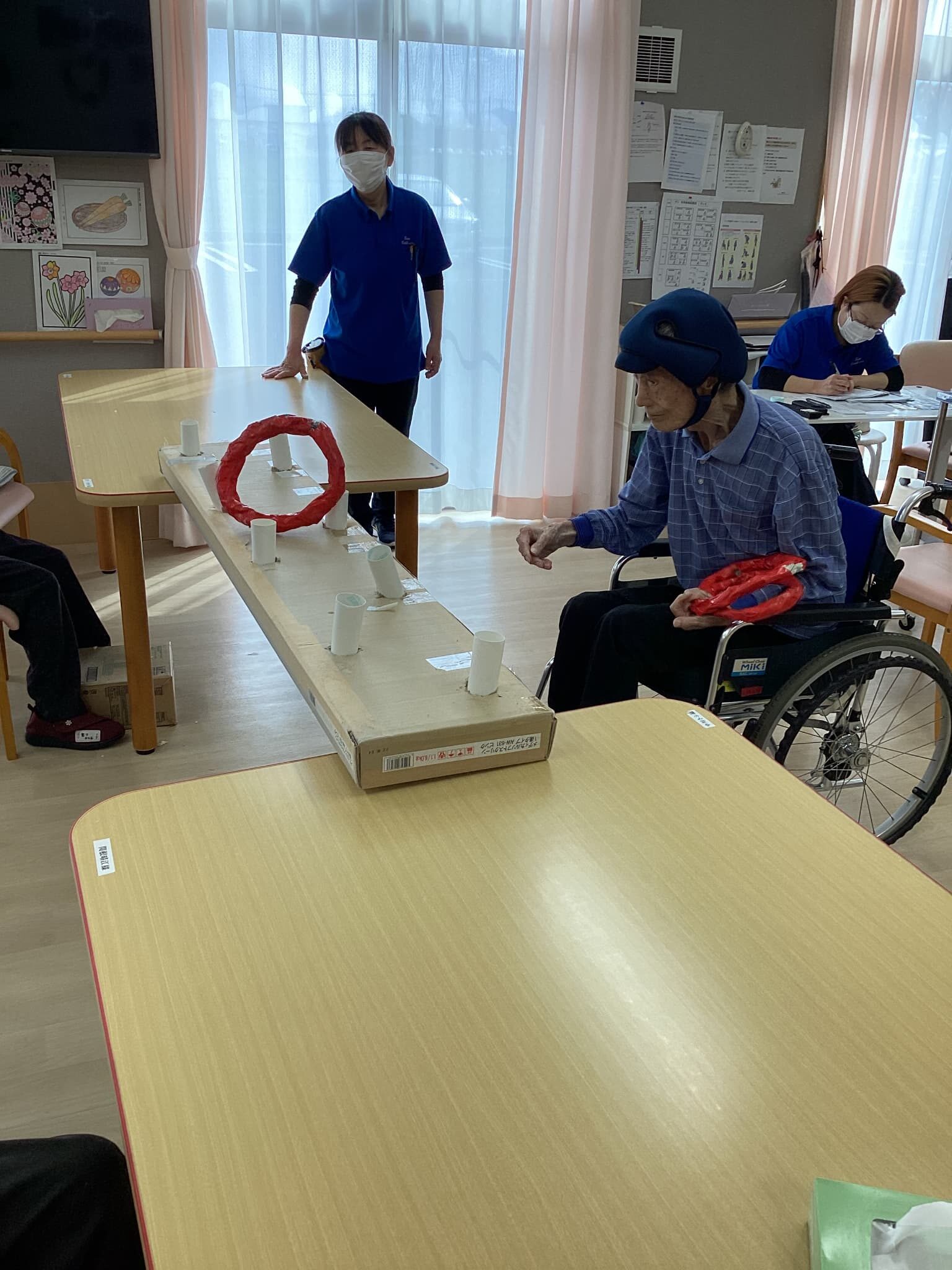 「アースケア前橋　朝倉の里」輪投げゲーム!(^^)!