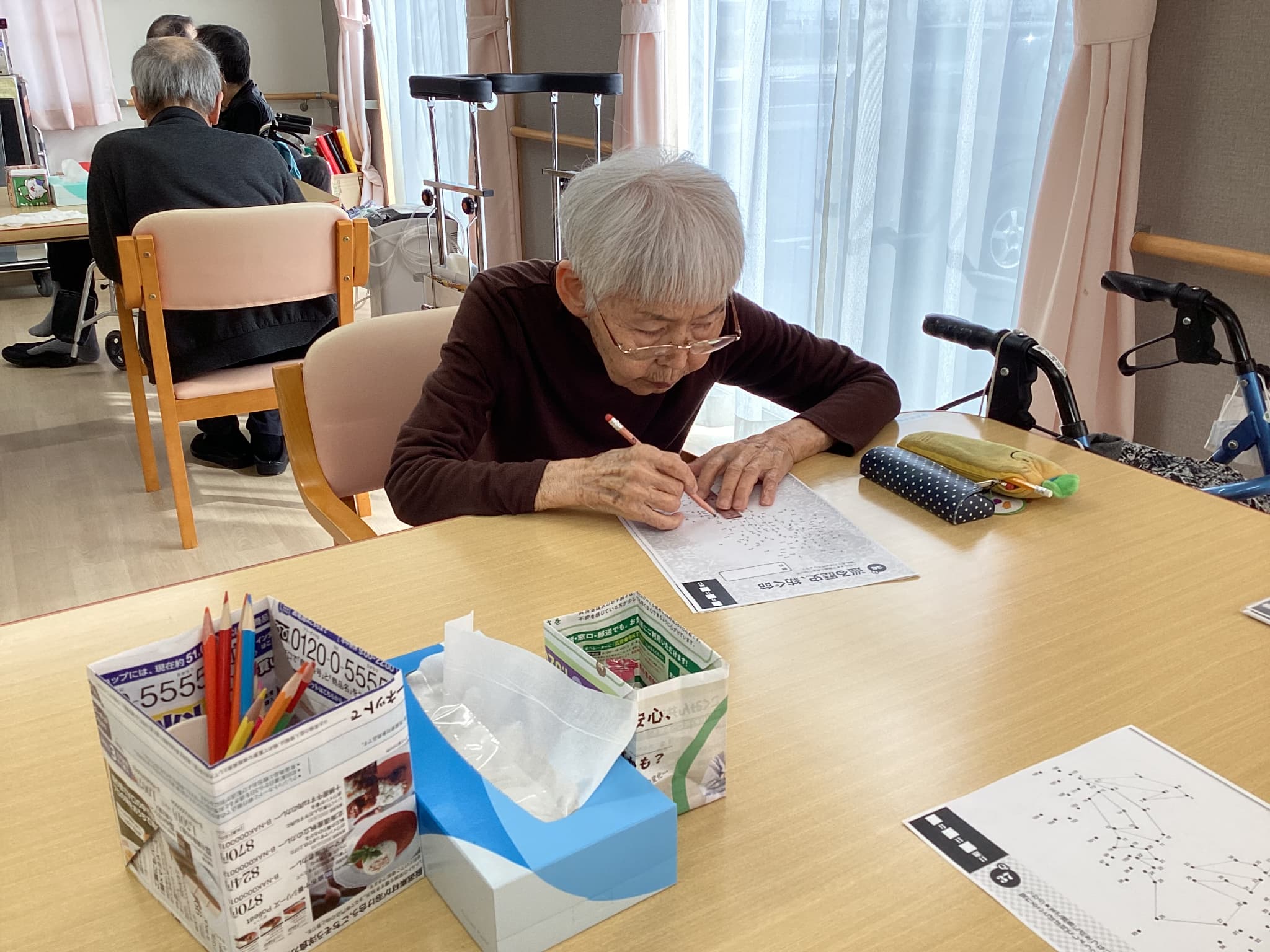 「アースケア前橋　朝倉の里」脳トレ