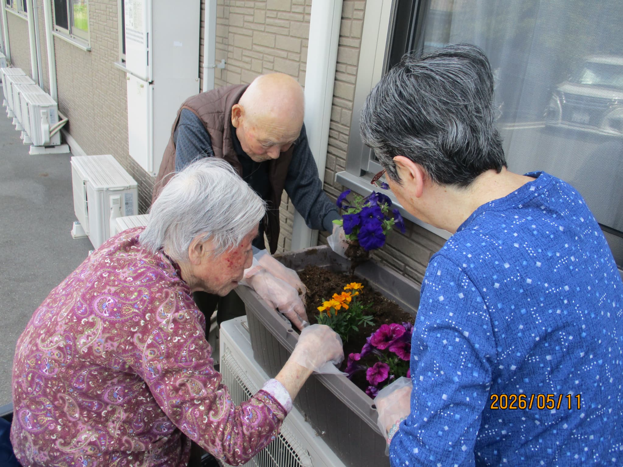 「PDビレッジ太田（藪塚ICの里）」花植え🌸