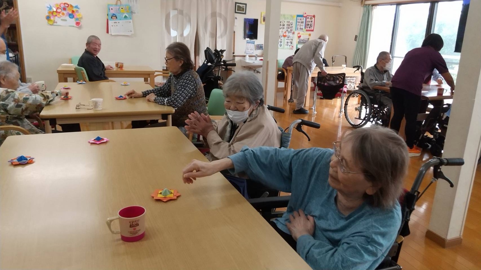 「おらっ家」コマを作ってコマ回し大会‼️