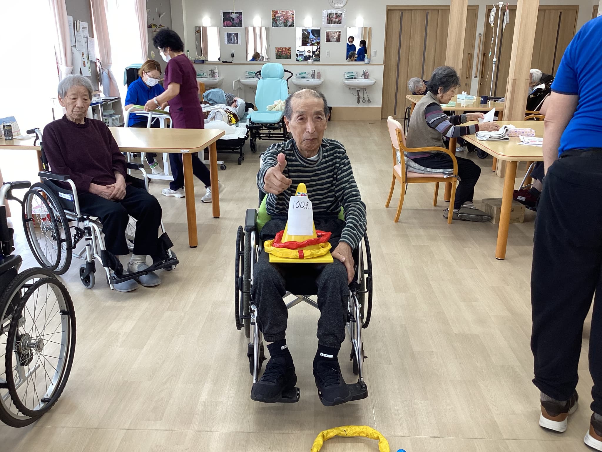 「アースケア前橋　朝倉の里」輪投げゲーム!(^^)!