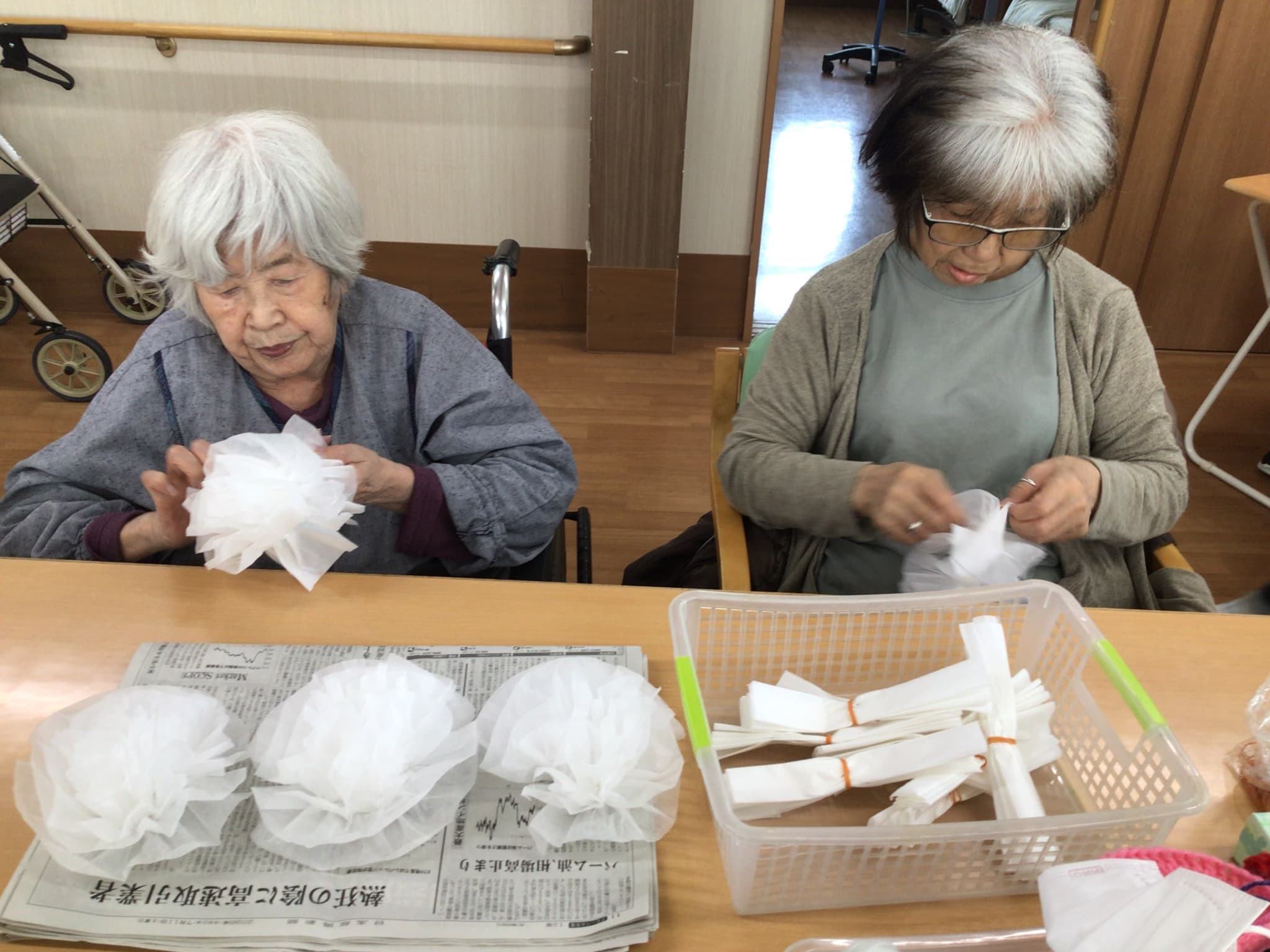 「アースケア前橋　元総社の里」夏祭りの花