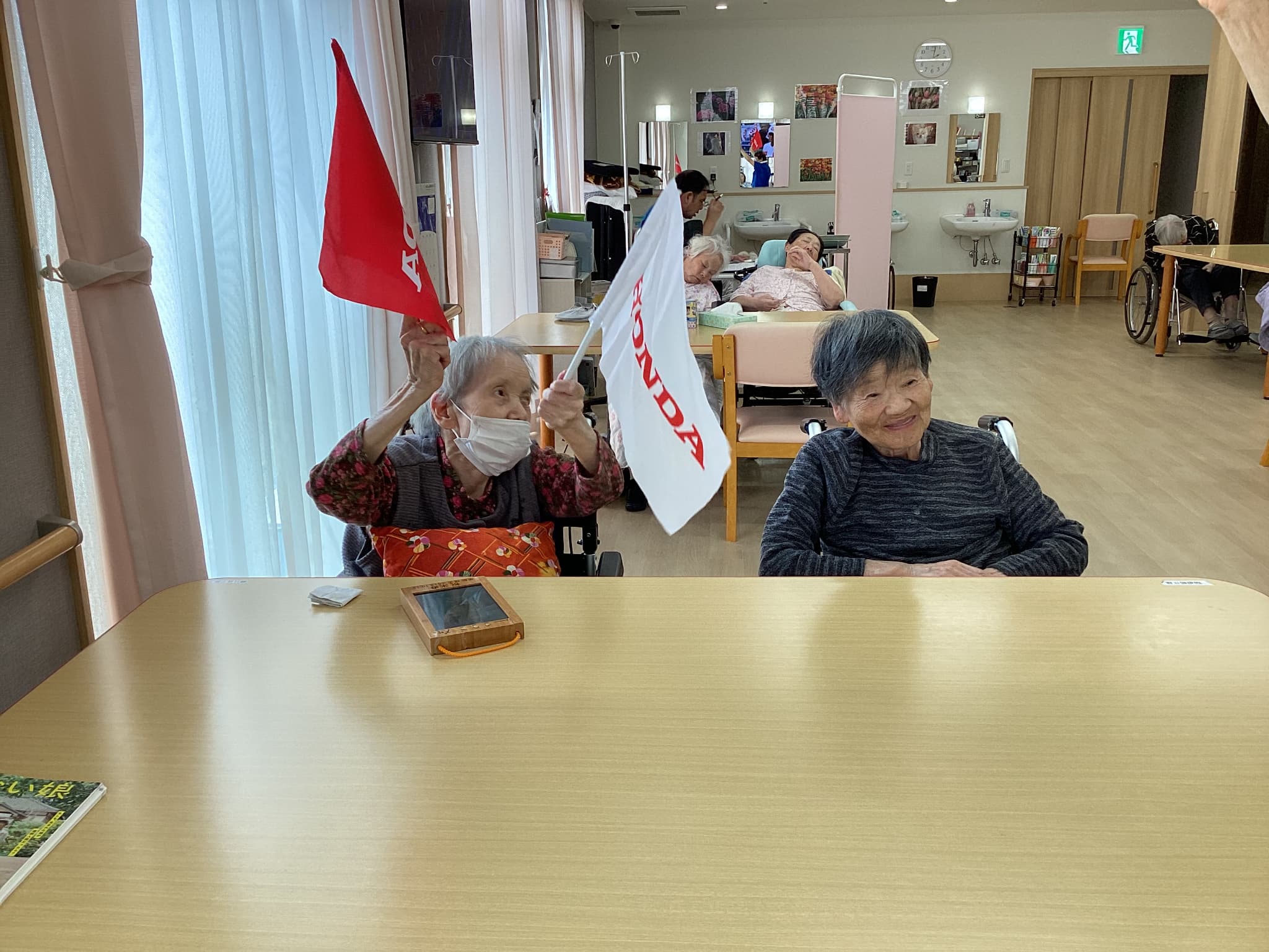 「アースケア前橋　朝倉の里」旗揚げレク(#^.^#)